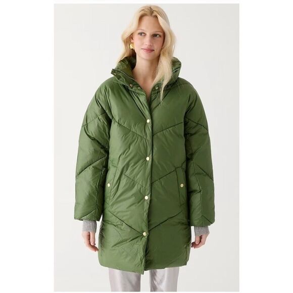 J. Crew Villa Puffer Coat with PrimaLoft. Size L. - Picture 11 of 15